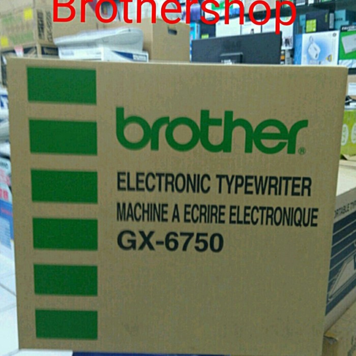 

Mesin Tik Listrik Brother Gx 6750 Barangbaru