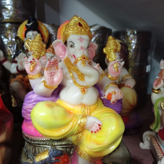 /////] patung Dewa Ganesha fiber keramik
