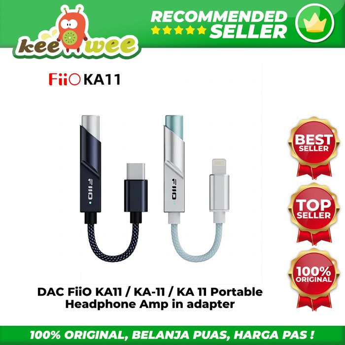 DAC FiiO KA11 / KA-11 / KA 11 Portable Headphone Amp in adapter