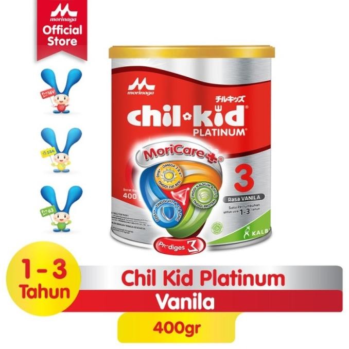 

CHILKID PLATINUM 400GR / CHIL KID VANILLA-MADU / SUSU ANAK USIA 1-3 TH VIP