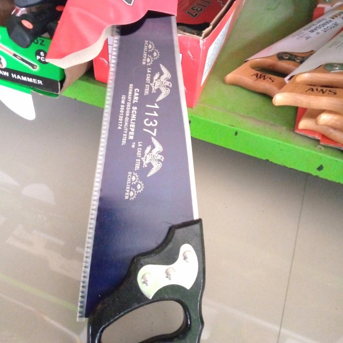 ready2 gergaji kayu cap mata asli 20 in golok arit sabit super tajam