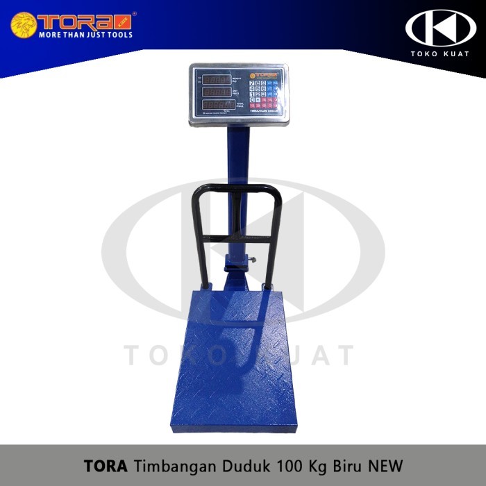 

newgan!! TORA NEW Biru Timbangan Duduk Digital 100 Kg TR0600140