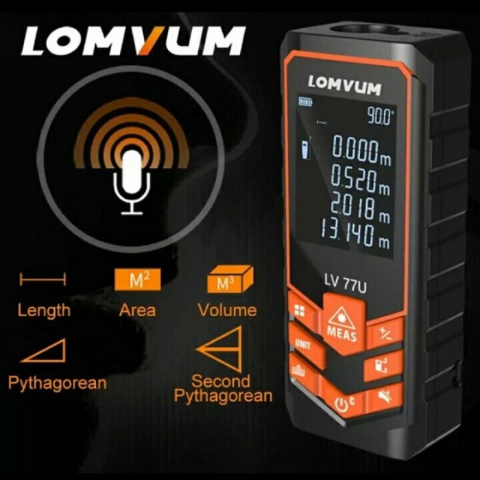 

newgan!! 100 M Laser Distance LOMVUM Meteran Digital Jarak