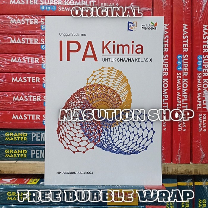 

Buku IPA Kimia Kelas 1 / X 10 SMA Erlangga Kurikulum Merdeka Original