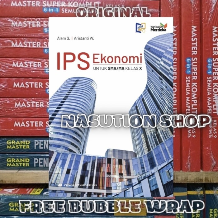 

Buku IPS Ekonomi Kelas 1 / X 10 SMA Erlangga Kurikulum Merdeka ORI