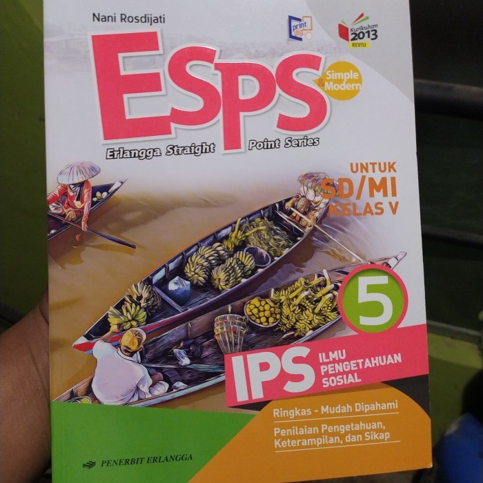 

Buku ESPS IPS sd kelas 5 / Ilmu Pengetahuan Sosial kls 5 sd Revisi