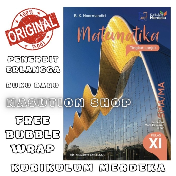 

Buku Matematika Lanjut Kelas 2 / 11 XI SMA Erlangga Kurikulum Merdeka