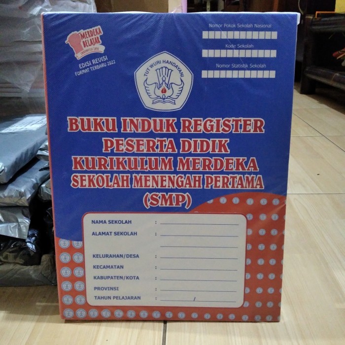 

Buku Induk Register Peserta Didik Kurikulum Merdeka SMP