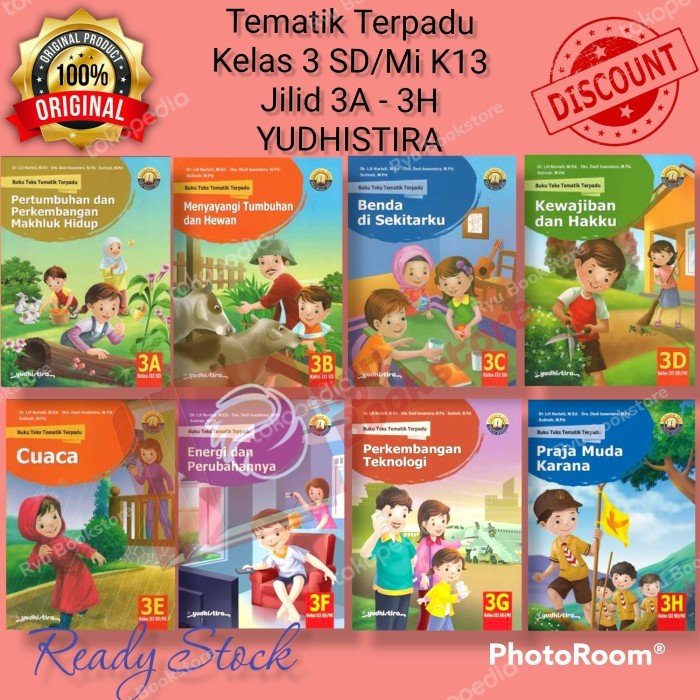 

Buku Tematik Terpadu Kelas 3 SD/Mi K13 Jilid 3a - 3h Yudhistira