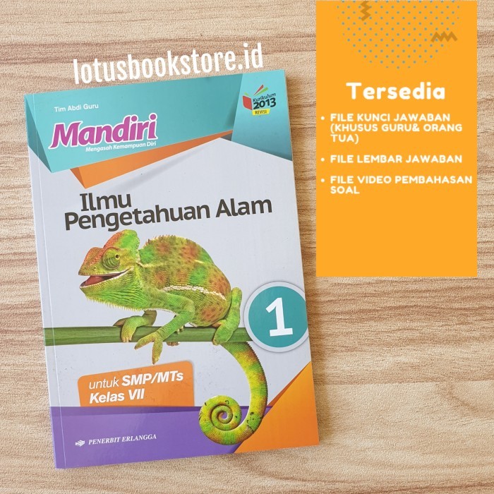 

Buku Mandiri IPA SMP Kelas 7 Kurikulum 2013 Revisi Erlangga Original