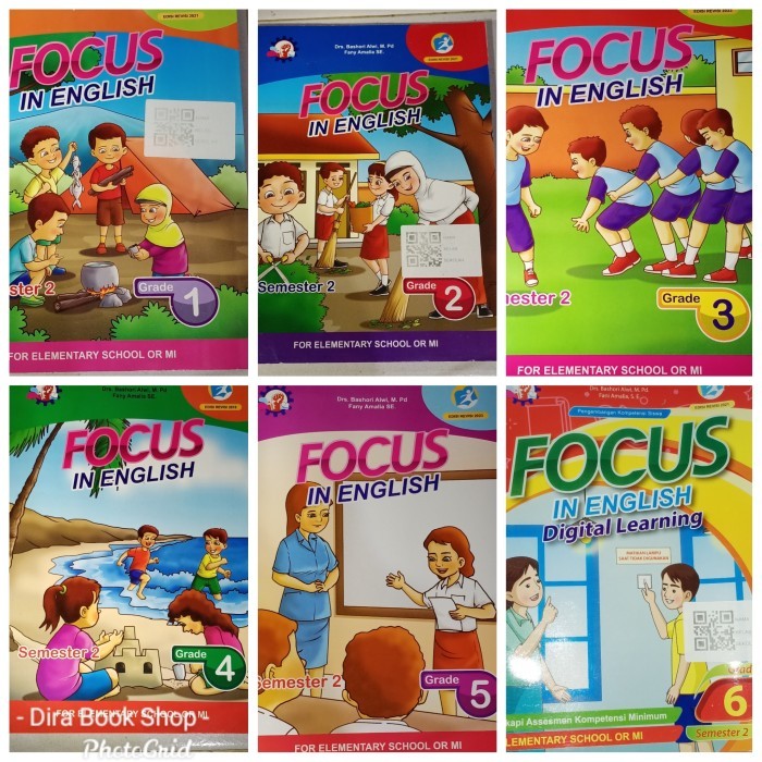 

Semester 2 Focus in English kelas 1 2 3 4 SD Fokus Inggris