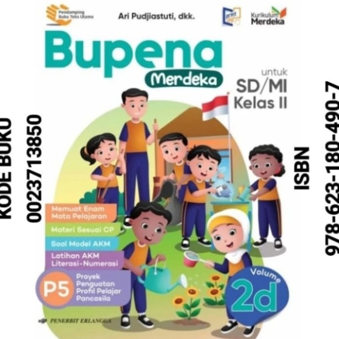 

BUPENA (BUKU PENILAIAN) 2D KELAS 2 SD TEMA 7 DAN 8 ERLANGGA