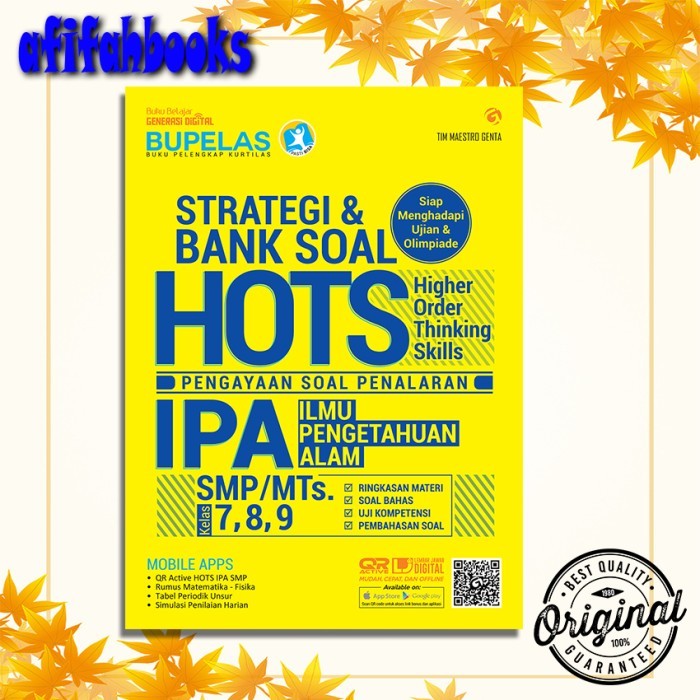 

STRATEGI & BANK SOAL HOTS IPA SMP 7,8,9