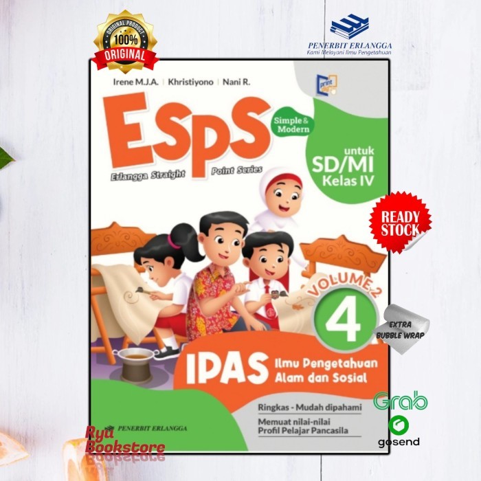 

ESPS IPAS Kelas 4 SD/Mi Vol.2 Kurikulum Merdeka - ERLANGGA