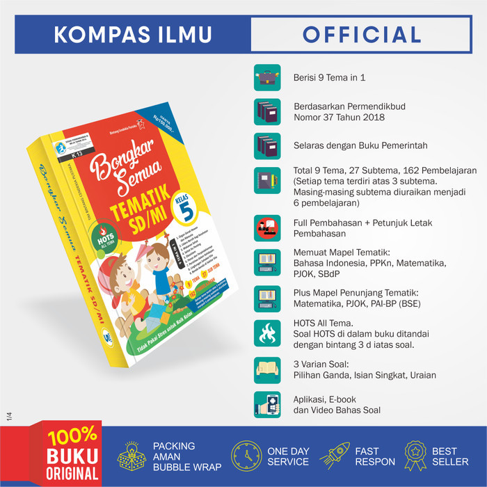 

Buku BONGKAR SEMUA TEMATIK SD/MI Kelas 5