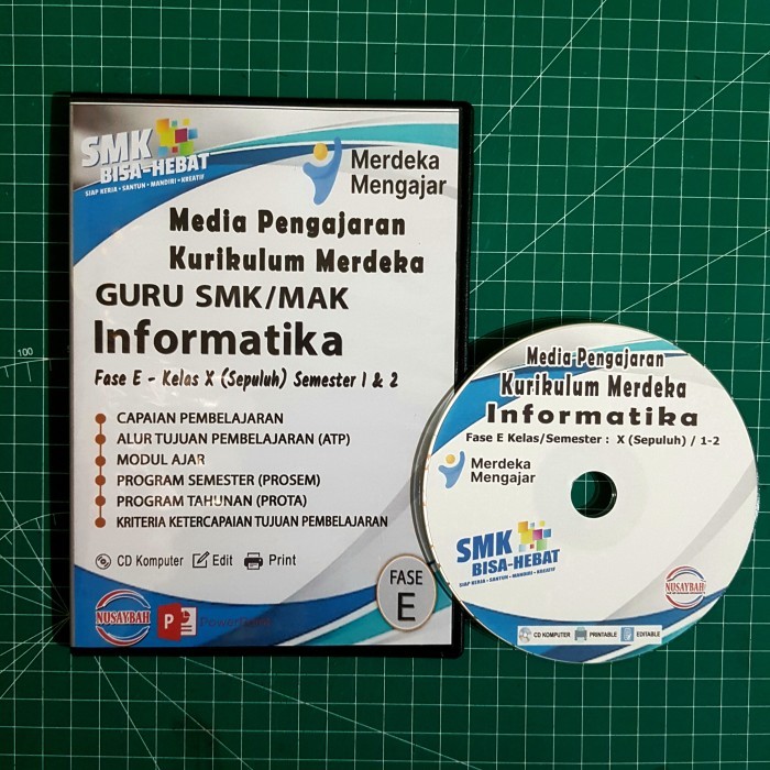 

INFORMATIKA SMK KELAS X KURIKULUM MERDEKA FASE E