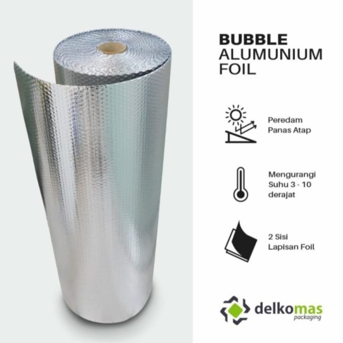

Plastik Bubble Wrap Alumunium Foil 120Cm X 25M Barangbaru