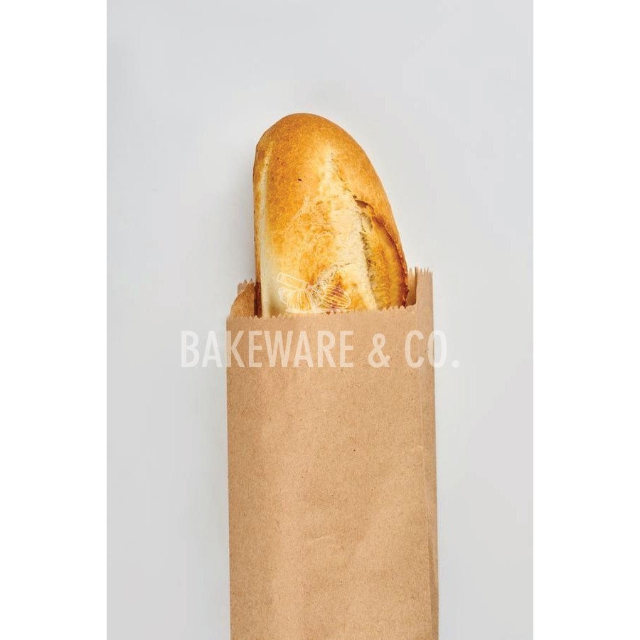 

Baguette Paper Bag Tall 50Cm (250Pcs) - Brown Kraft Food Grade New