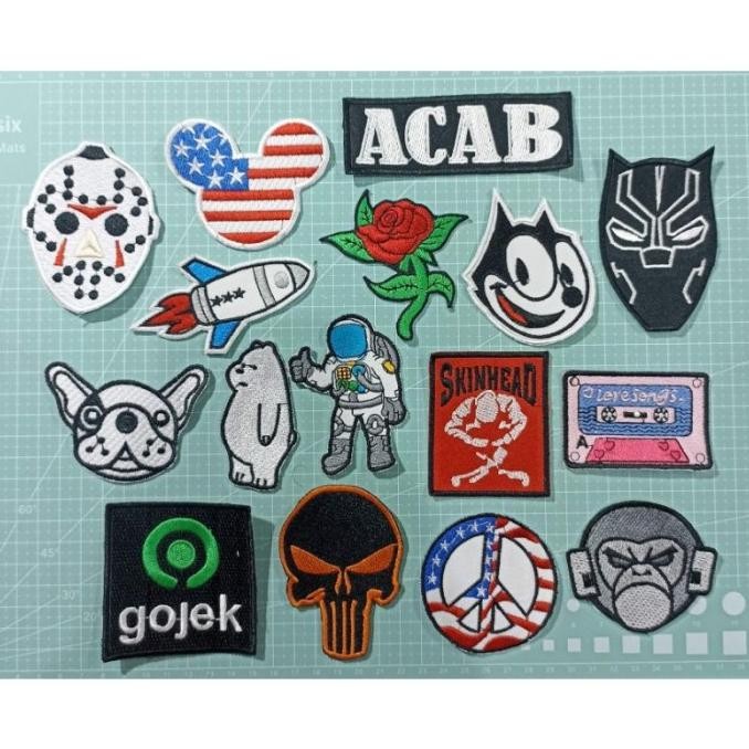 

_^_^_^] Patch bordir / Emblem bordir musik premium best seller