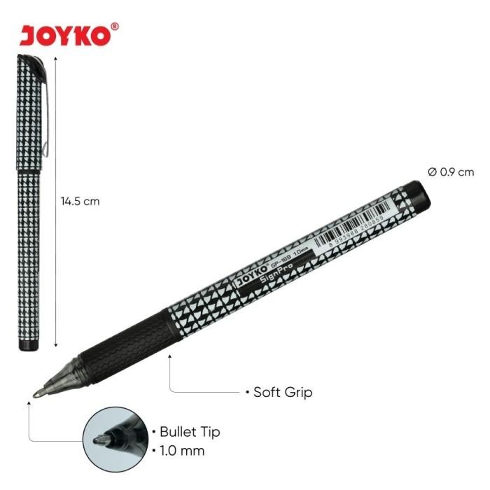 

[ Pack ] Pulpen Ballpoint Gel 0.1 - Joyko Sign Pro Gp-169