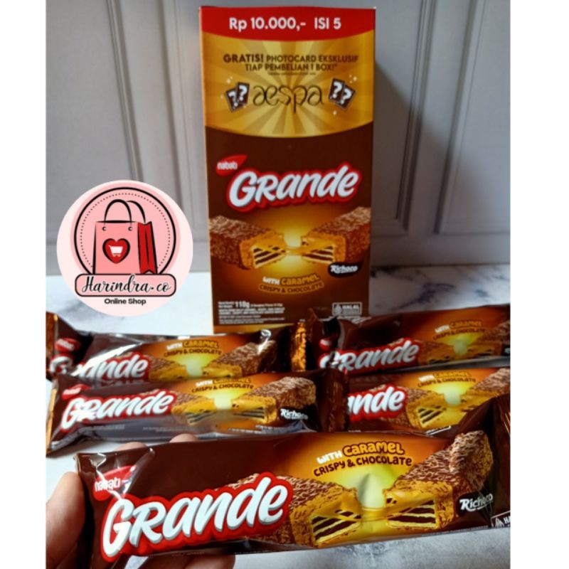 

SNACK AESPA GRANDE CARAMEL CRISPY DAN COKLAT