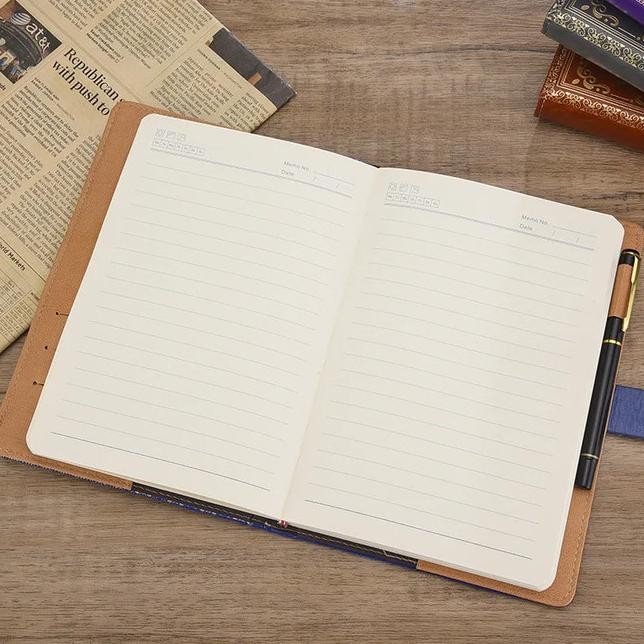 

Buku Jurnal Leather Notebook Diary A5 200 Halaman With Lo - Jj-33 - Appiliance_Store