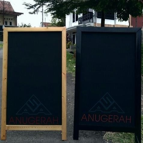 

TERBARU - Worth it!!! chalkboard menu 50*80cm standing papan tulis kapur