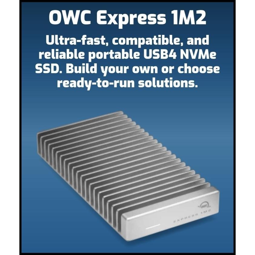 Owc Express 1M2 Ultra Fast Usb4 Usb C Nvme Enclosure Owcus4Exp1M2