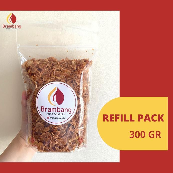 

BRAMBANG Bawang Goreng Premium Refill Pack 300gram