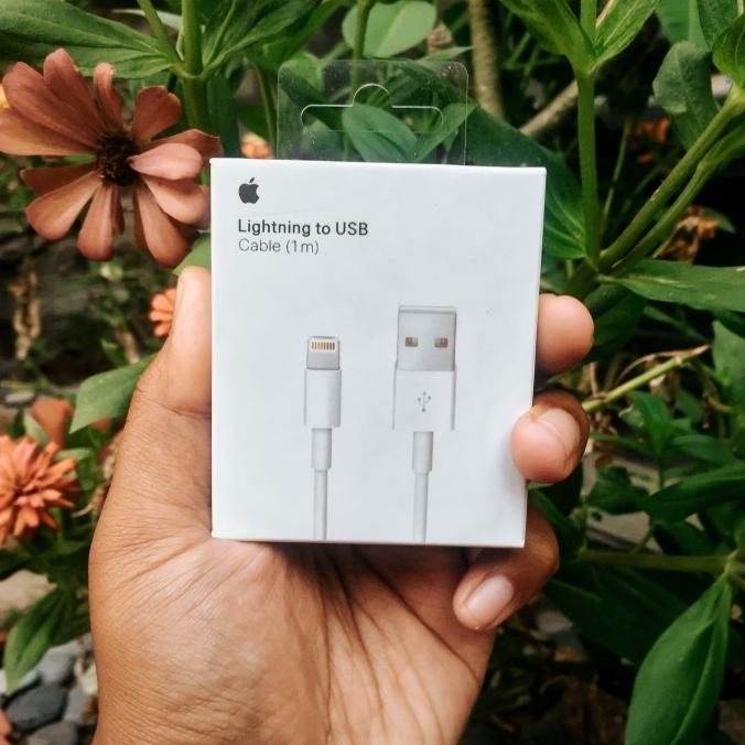 TERBARU - charger kabel data lightning iphone original ibox garansi 3 bulan