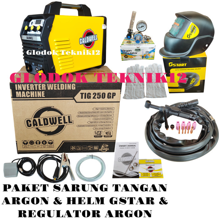 kosnew@ MESIN LAS ARGON CALDWELL TIG 250 GP / TRAVO LAS CALDWELL TIG 250GP