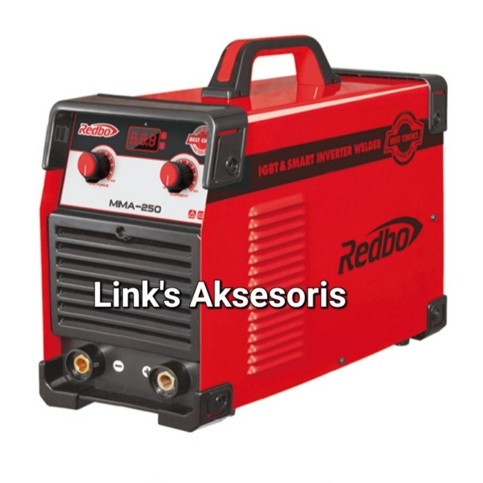 kosnew@ Mesin Las Listrik 250A REDBO MMA 250 A Travo Inverter 3 Phase
