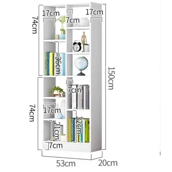 Highline Rak Penyimpanan Rak Serbaguna Rak Minimalis Lemari Rak Rak Buku PM