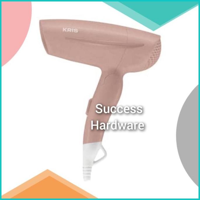 KRIS 600 WATT HAIR DRYER TRAVEL - PINK / TRAVEL HAIR DRYER PINK 600W