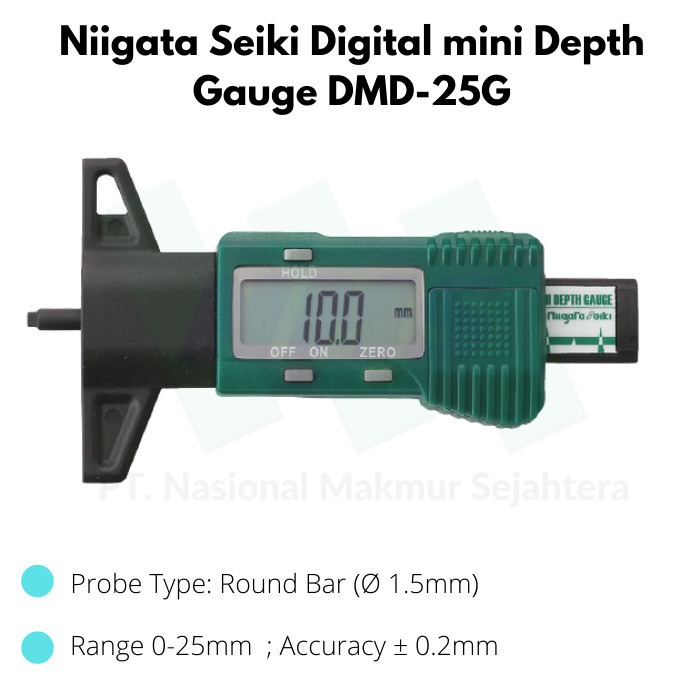 

newgan!! Niigata Seiki Digital mini Depth Gauge DMD-25G