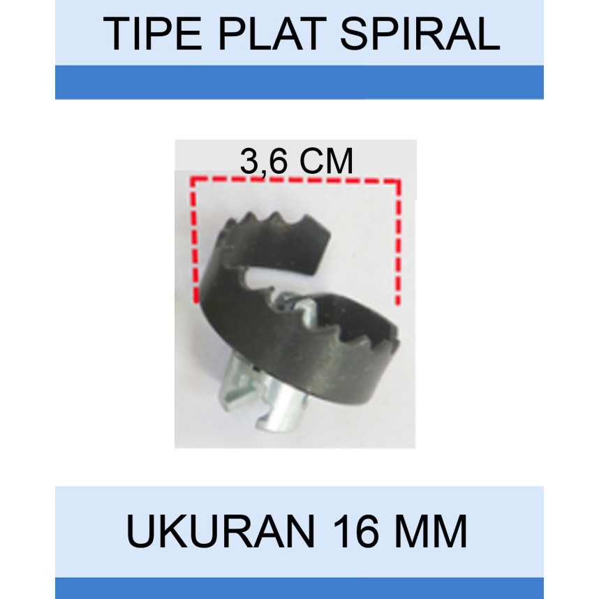 Terlaris Kawat Pembersih Pipa Mampet Mata Bor 16Mm