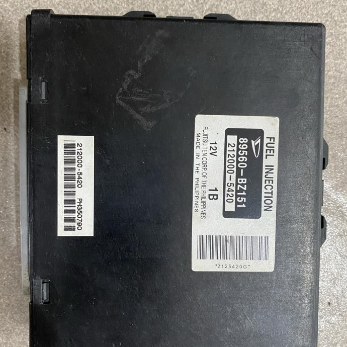 89560-Bz150 89560-Bz151 Ecu Computer Engine Control Avanza Xenia Manua  Ready