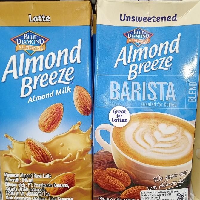 

Termantab] blue diamond almond latte atau barista unsweetened 1 L