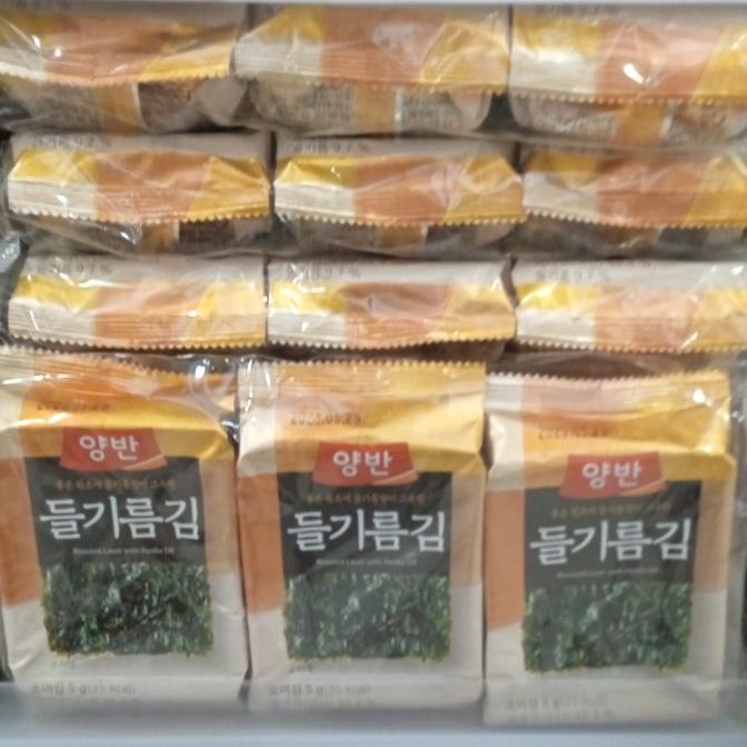 

Silahkan Order] dongwon seasoned laver perilla oil 5gr x 3 pcs