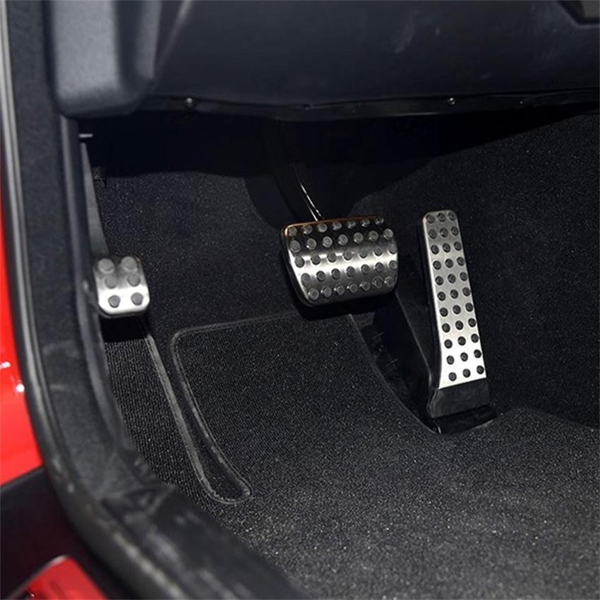 

Stainless steel AT pedal For Mercedes Benz C E S GLK SLK CLS SL-Class W203 W204 W211 W212W210,accelerator brake footrest pad