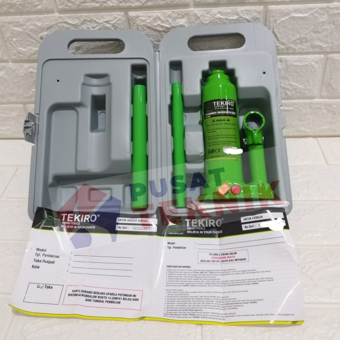 Dongkrak Botol Tekiro 2 Ton / Dongkrak Botol 2 Ton