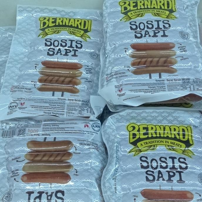 

populer] bernardi sosis sapi 500gr