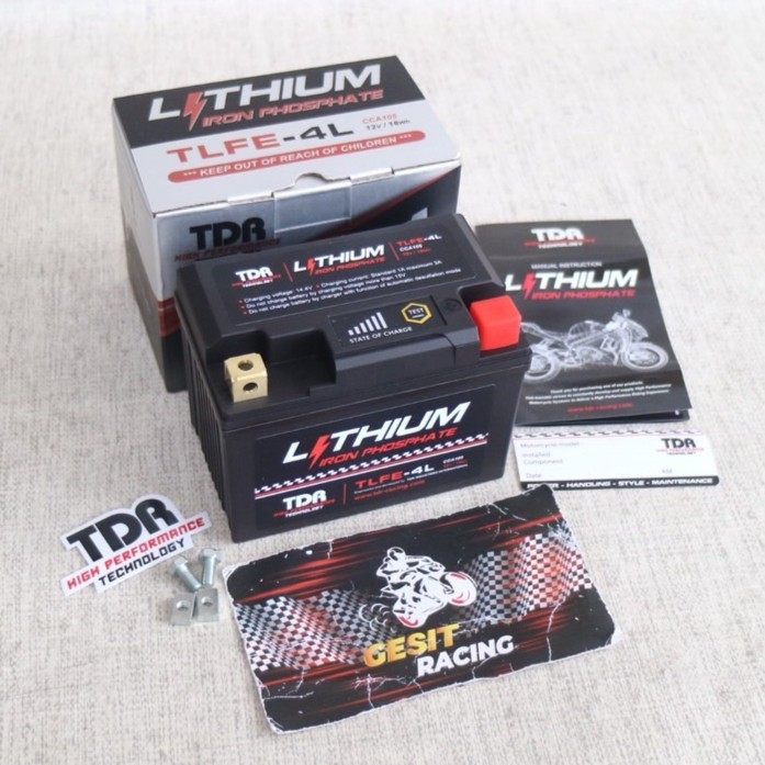 Aki Motor TDR Racing TLFE-4L Lithium AKI JupiterMx-Vixion-XSR150-Spacy
