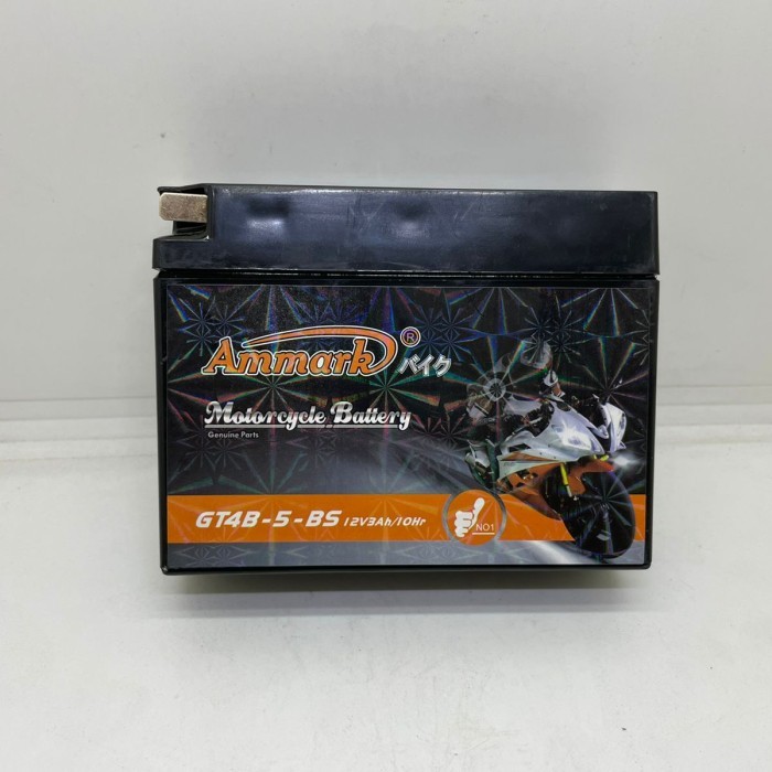 Aki - Accu Kering GR4B - 12V Mini Trail - Minimoto KXD - RXF 4Tak 50cc