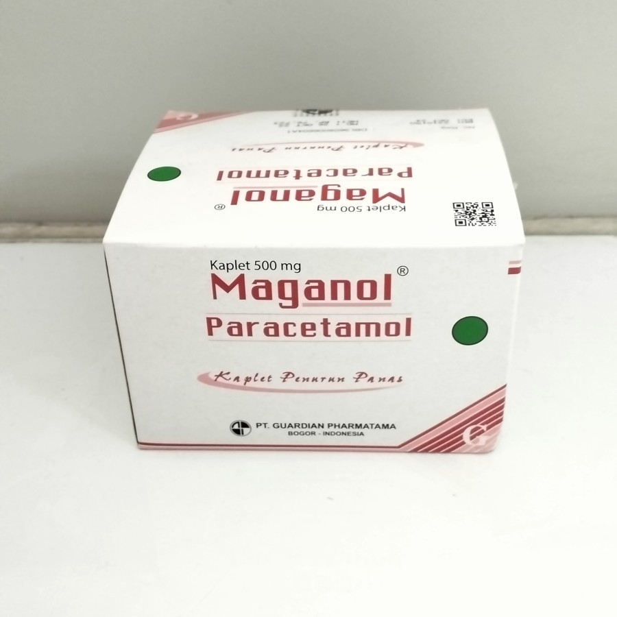 MAGANOL (Paracetamol) BOX ISI 10 STRIP | Pereda Sakit kepala demam