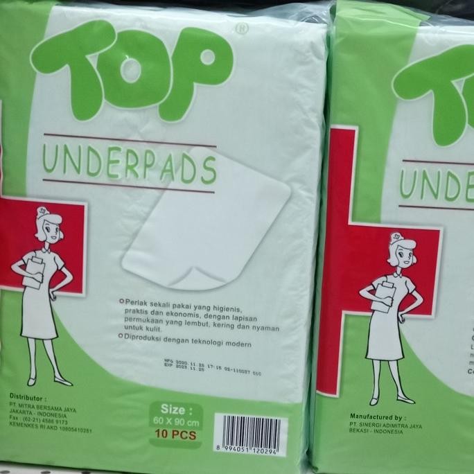 

~~~~~] top underpads alas popok bag 10's 60x90cm