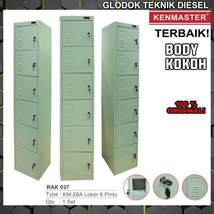

Loker Besi 6 Pintu Steel Locker 6 Doors ORIGINAL Terbaik