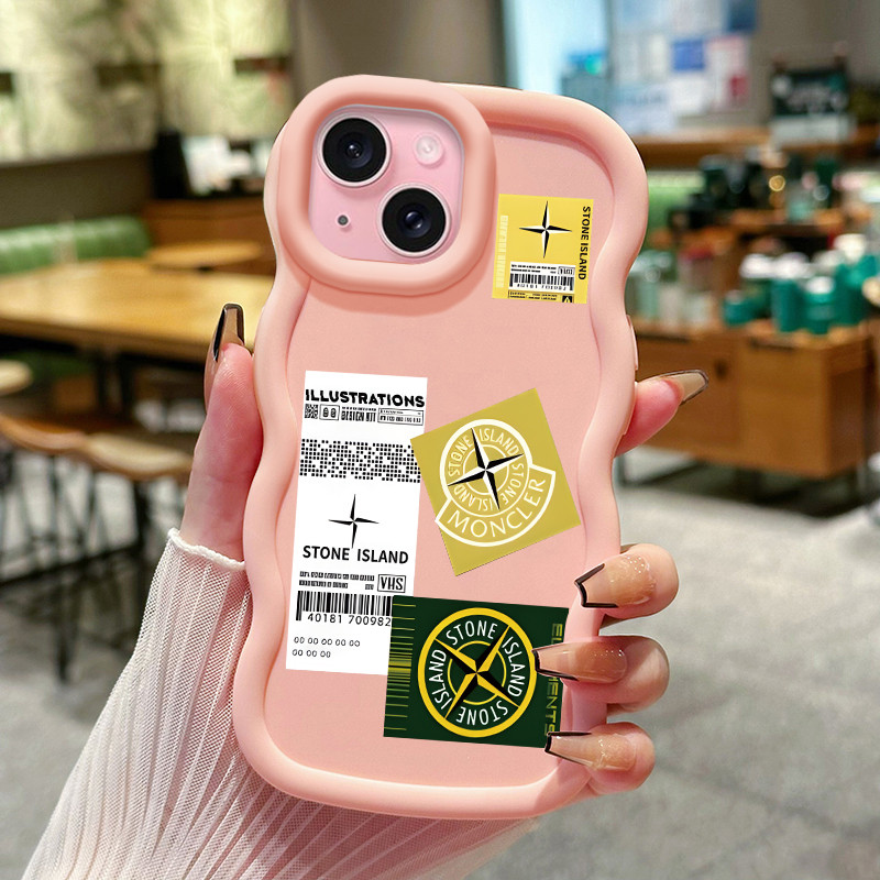 Casing Hp Untuk iPhone 15 Pro Max 15 Plus Case Casing stempel pisau HP Kesing ponsel Premium Macaron