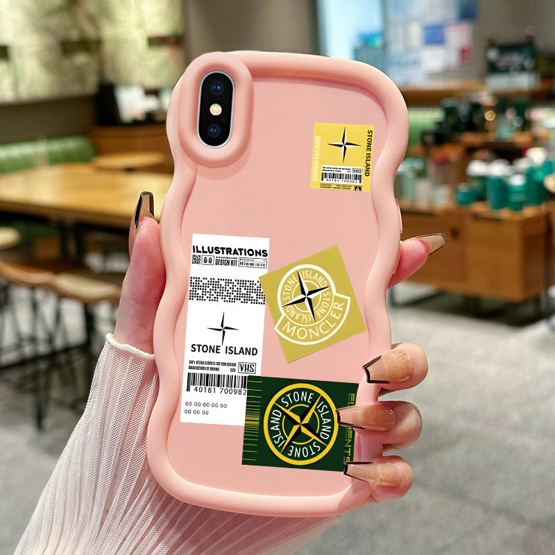 Casing Hp Untuk iPhone X Xs Max Case Casing stempel pisau HP Kesing ponsel Premium Macaron Softcase 