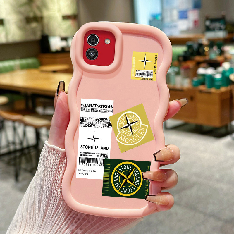 Casing Hp Untuk Samsung A03 Case Casing stempel pisau HP Kesing ponsel Premium Macaron Softcase peli